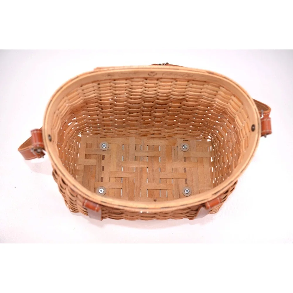 Longaberger 2007 Collection Club Fishing Creel Plastic Protector Basket Rare HTF